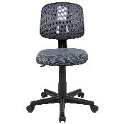 Flash Fundamentals Mid-Back Gray Mesh Swivel Task Office Chair with Pivot Back, BIFMA Certified, LF-134-GY-GG