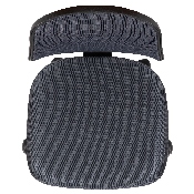 Flash Fundamentals Mid-Back Gray Mesh Swivel Task Office Chair with Pivot Back, BIFMA Certified, LF-134-GY-GG