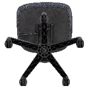 Flash Fundamentals Mid-Back Gray Mesh Swivel Task Office Chair with Pivot Back, BIFMA Certified, LF-134-GY-GG
