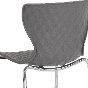 Lowell Contemporary Design Gray Plastic Stack Chair, LF-7-07C-GRY-GG