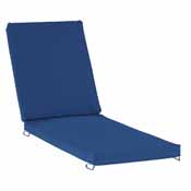 Lyra Commercial Grade Water-Resistant, 72 x 21 x 3 Inch Outdoor Chaise Lounge Patio Cushion, Navy, LTS-CUSHION-3-NV-GG