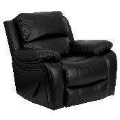 Black LeatherSoft Rocker Recliner, MEN-DA3439-91-BK-GG