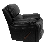 Black LeatherSoft Rocker Recliner, MEN-DA3439-91-BK-GG