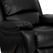 Black LeatherSoft Rocker Recliner, MEN-DA3439-91-BK-GG
