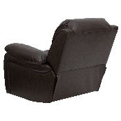 Brown LeatherSoft Rocker Recliner, MEN-DA3439-91-BRN-GG