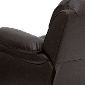 Brown LeatherSoft Rocker Recliner, MEN-DA3439-91-BRN-GG