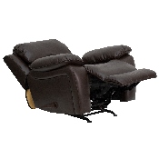 Brown LeatherSoft Rocker Recliner, MEN-DA3439-91-BRN-GG