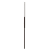 Oliver Queen Size Four Panel Wooden Adjustable Headboard for Universal Metal Bed Frames in Dark Brown, MG-9708QHB-Q-DKBRN-GG