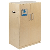 Children's Wooden Kitchen Refrigerator for Commercial or Home Use - Safe, Kid Friendly Design, MK-DP003-GG