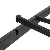 Bentley Universal 14 Inch Metal Platform Bed Frame - No Box Spring Needed w/ Steel Slat Support and Quick Lock Functionality - Queen, MP-XU-BD10001-Q-BK-GG