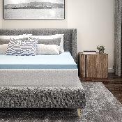 Capri Comfortable Sleep 2 inch Cool Gel Memory Foam Mattress Topper - Full, MR-M35-2-F-GG
