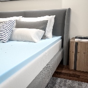 Capri Comfortable Sleep 2 inch Cool Gel Memory Foam Mattress Topper - Full, MR-M35-2-F-GG