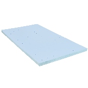 Capri Comfortable Sleep 2 inch Cool Gel Memory Foam Mattress Topper - Twin, MR-M35-2-T-GG