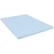 Capri Comfortable Sleep 3 inch Cool Gel Memory Foam Mattress Topper - Full, MR-M35-3-F-GG
