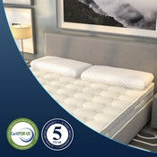 Capri Comfortable Sleep Memory Foam Gel Queen Pillow, MR-MFP101-GG