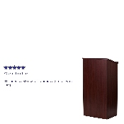 Stand-Up Wood Lectern in Mahogany, MT-M8830-LECT-MAH-GG