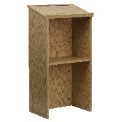 Stand-Up Wood Lectern in Oak, MT-M8830-LECT-OAK-GG