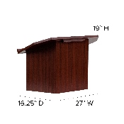 Foldable Tabletop Lectern in Mahogany, MT-M8833-LECT-GG