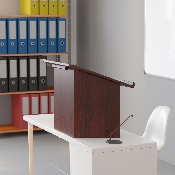 Foldable Tabletop Lectern in Mahogany, MT-M8833-LECT-GG