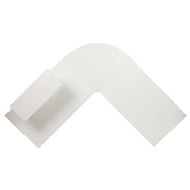 L-Shaped Desk 71.5" Computer Corner Desk, Home Office Corner Desk, Gaming Desk, Space Saving, Easy to Assemble, White/Black, NAN-CD-22181-WH-BK-GG
