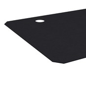 Fisher Black Mega Size Extended Gaming Mouse Pad with Anti-Slip Rubber Base and Micro Weave Top, Large Home Office Desk Mat, 45.75"W x 23.5"D x .125"H, NAN-GM1030-BK-GG