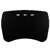 Mobile Sit-Down, Stand-Up Black Computer Ergonomic Desk with 28.25"W Top (Adjustable Range 29" - 41"), NAN-IP-10-BK-GG