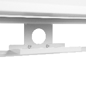 Height Adjustable (27.25-35.75"H) Sit to Stand Home Office Desk - White, NAN-JN-21908-WH-GG