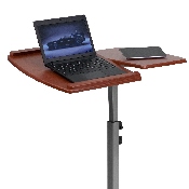Angle and Height Adjustable Mobile Laptop Computer Table with Cherry Top, NAN-JN-2762-GG