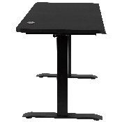 Electric Height Adjustable Standing Desk - Table Top 48" Wide - 24" Deep (Black), NAN-TG-2046-BK-GG