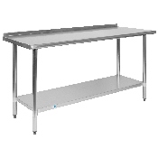 Stainless Steel 18 Gauge Work Table with 1.5