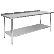 Stainless Steel 18 Gauge Work Table with 1.5