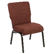 Advantage 20.5 in. Cinnamon Molded Foam Church Chair, PCCF-107
