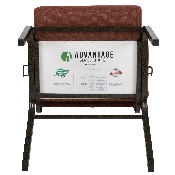 Advantage 20.5 in. Cinnamon Molded Foam Church Chair, PCCF-107