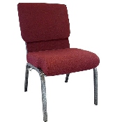Advantage Maroon Church Chair 20.5 in. Wide, PCHT-104