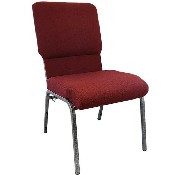 Advantage Maroon Church Chairs 18.5 in. Wide, PCHT185-104