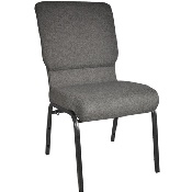 Advantage Charcoal Gray Church Chair 18.5 in. Wide, PCHT185-111