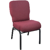 Advantage Signature Elite Maroon Church Chair - 20 in. Wide, PCRCB-104