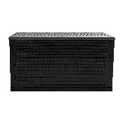 120 Gallon Plastic Deck Box - Outdoor Waterproof Storage Box for Patio Cushions, Garden Tools and Pool Toys, Black, QT-KTL-4023BK-GG
