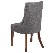 HERCULES Paddington Series Gray Fabric Tufted Chair, QY-A08-GY-GG