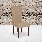 Greenwich Series Beige Fabric Parsons Chair, QY-A37-9061-BGE-GG
