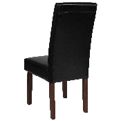 Greenwich Series Black LeatherSoft Parsons Chair, QY-A37-9061-BKL-GG