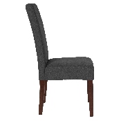 Greenwich Series Gray Fabric Parsons Chair, QY-A37-9061-GY-GG
