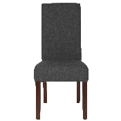 Greenwich Series Gray Fabric Parsons Chair, QY-A37-9061-GY-GG