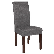 Greenwich Series Light Gray Fabric Parsons Chair, QY-A37-9061-LGY-GG