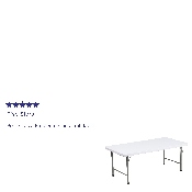 4.93-Foot Kid's Granite White Plastic Folding Table, RB-3060-KID-GG