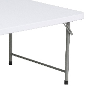 4.93-Foot Kid's Granite White Plastic Folding Table, RB-3060-KID-GG