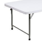 4.93-Foot Kid's Granite White Plastic Folding Table, RB-3060-KID-GG