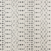 Geometric Bohemian Low Pile Rug - 8' x 10' - Ivory/Gray Polyester, RC-CR19-1330-810-IV-GR-GG
