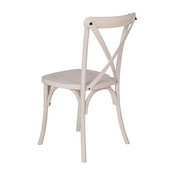 2-pack Advantage White Resin X-Back Chair, RESXB-WHITE-2
