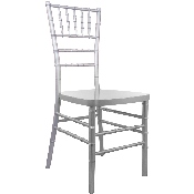 Advantage Silver Resin Chiavari Chair, RSCHI-S